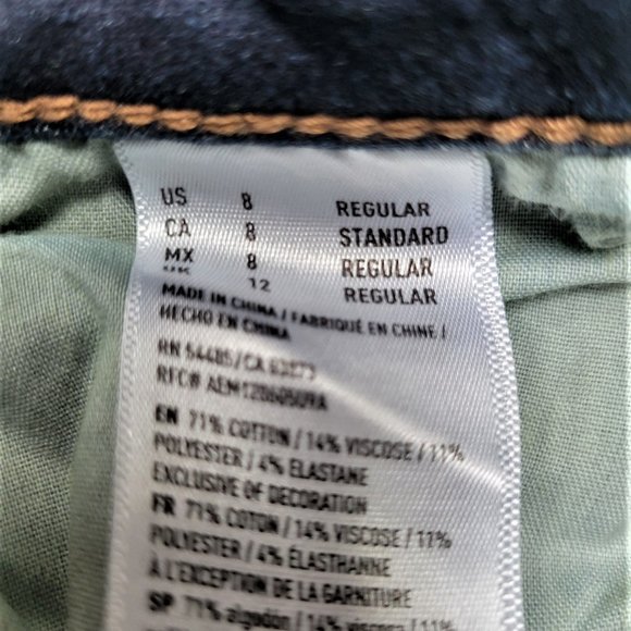 AMERICAN EAGLE OUTFITTERS Super Stretch X High Rise Skinny Jeggings Size… - Picture 4 of 6